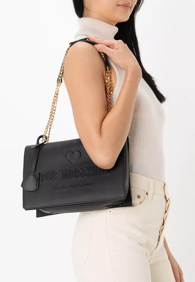 Love Embossed Shoulder Bag (nt)