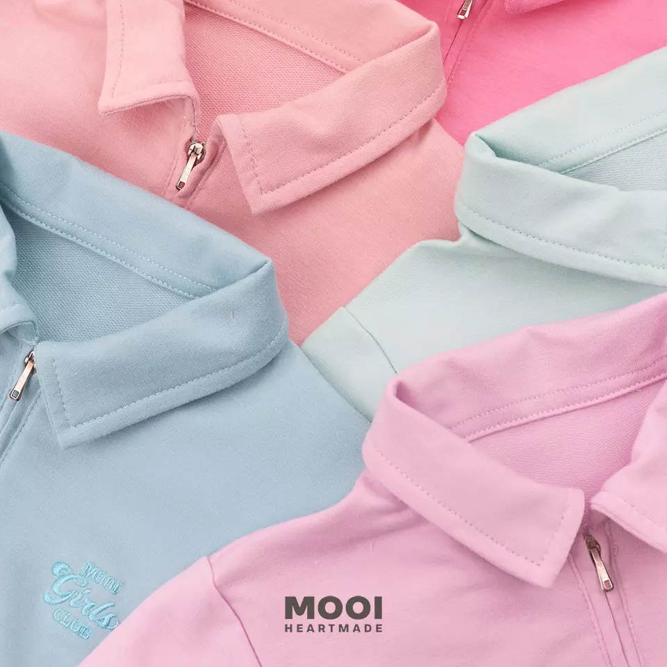 Mooi Atasan Anak Perempuan Adele Top - Blue Mint