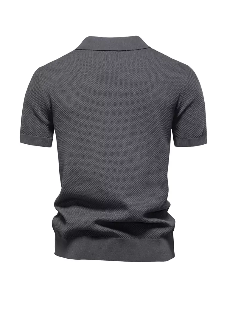 Business Textured Polo Shirt AX-PSD8025