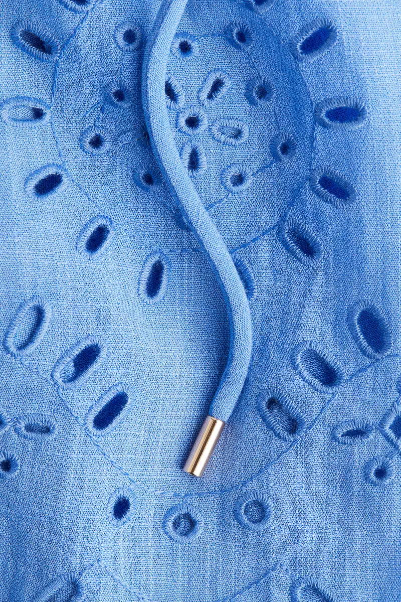 Broderie anglaise shirt dress