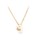 Glamorousky white 925 Sterling Silver Plated Gold Fashion Simple Flower Freshwater Pearl Pendant with Cubic Zirconia and Necklace E0D52AC8522C1CGS_1