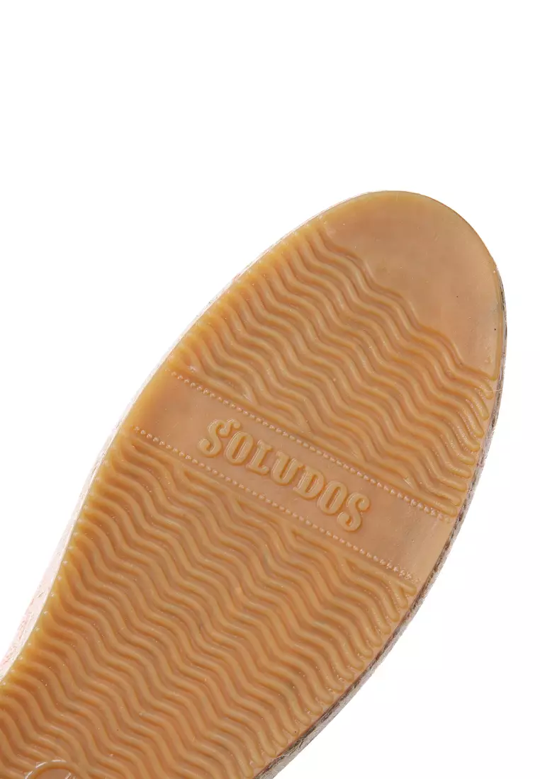 Platform Embroidery Canvas Espadrilles HB88