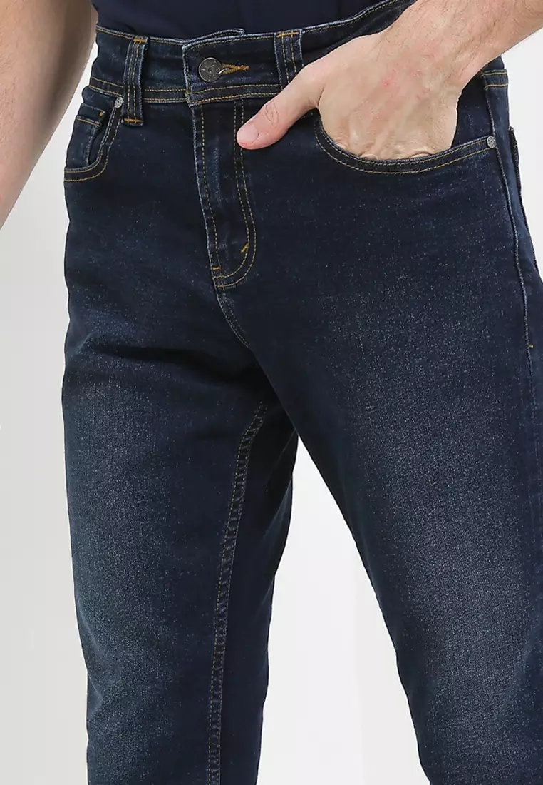 Fashion Slim Stretch Fit Denim Pants SLS487C