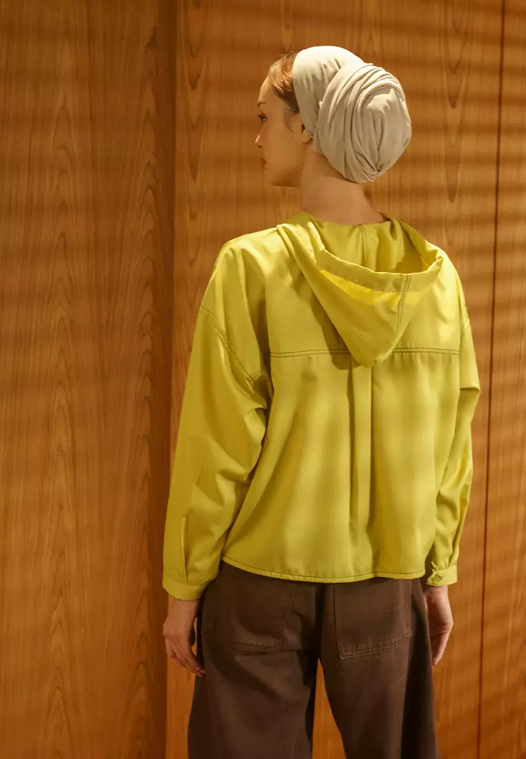 Jenna and Kaia - Lanya Top Celery Yellow - Kemeja Wanita