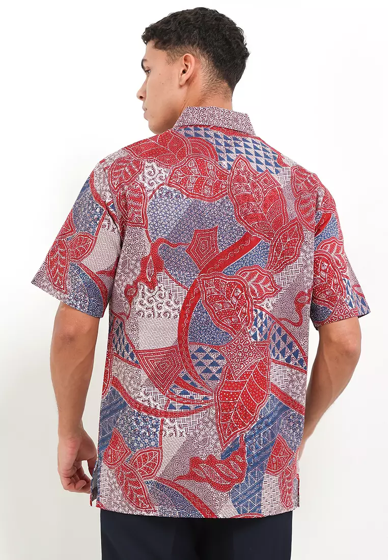 Hem Body Fit Batik Tumpuk