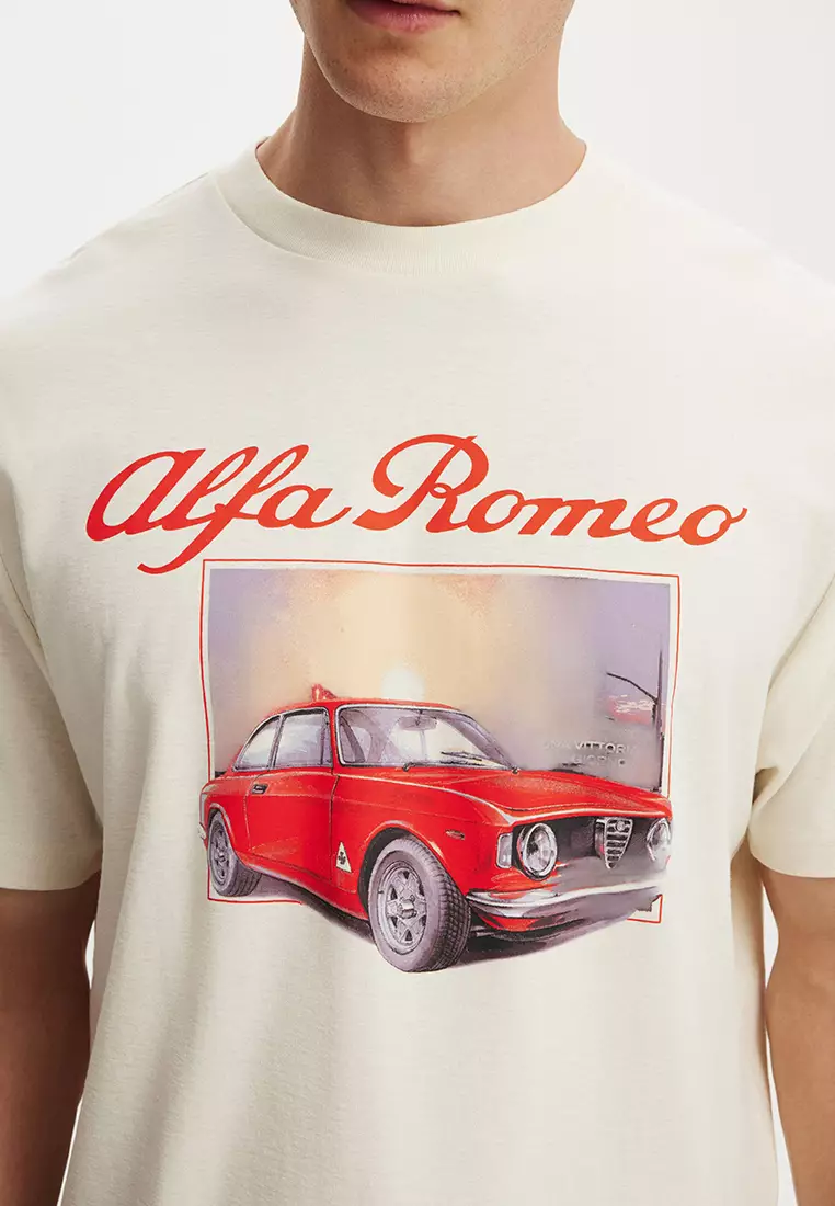 Cropped Fit Alfa Romeo T-Shirt