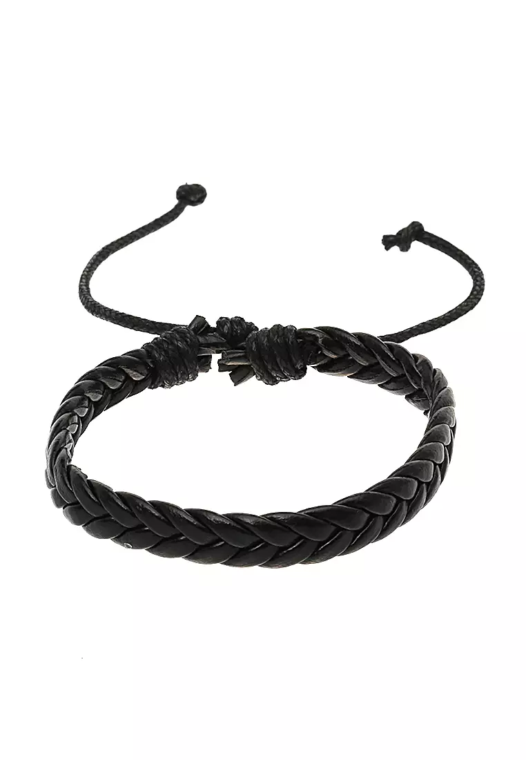 Omrish Bracelet Gelang Unisex Retro One Set Material Leather ORIGINAL