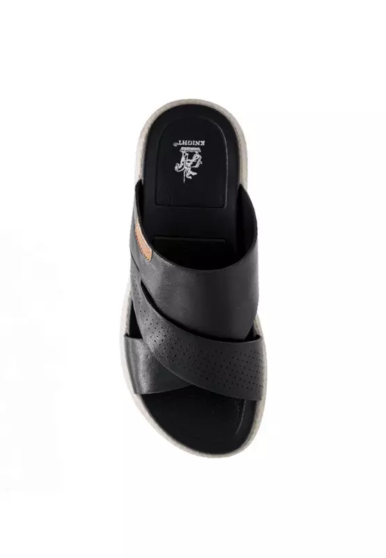 Men Slip On Faux Leather Classic Casual Sandals - 250140046