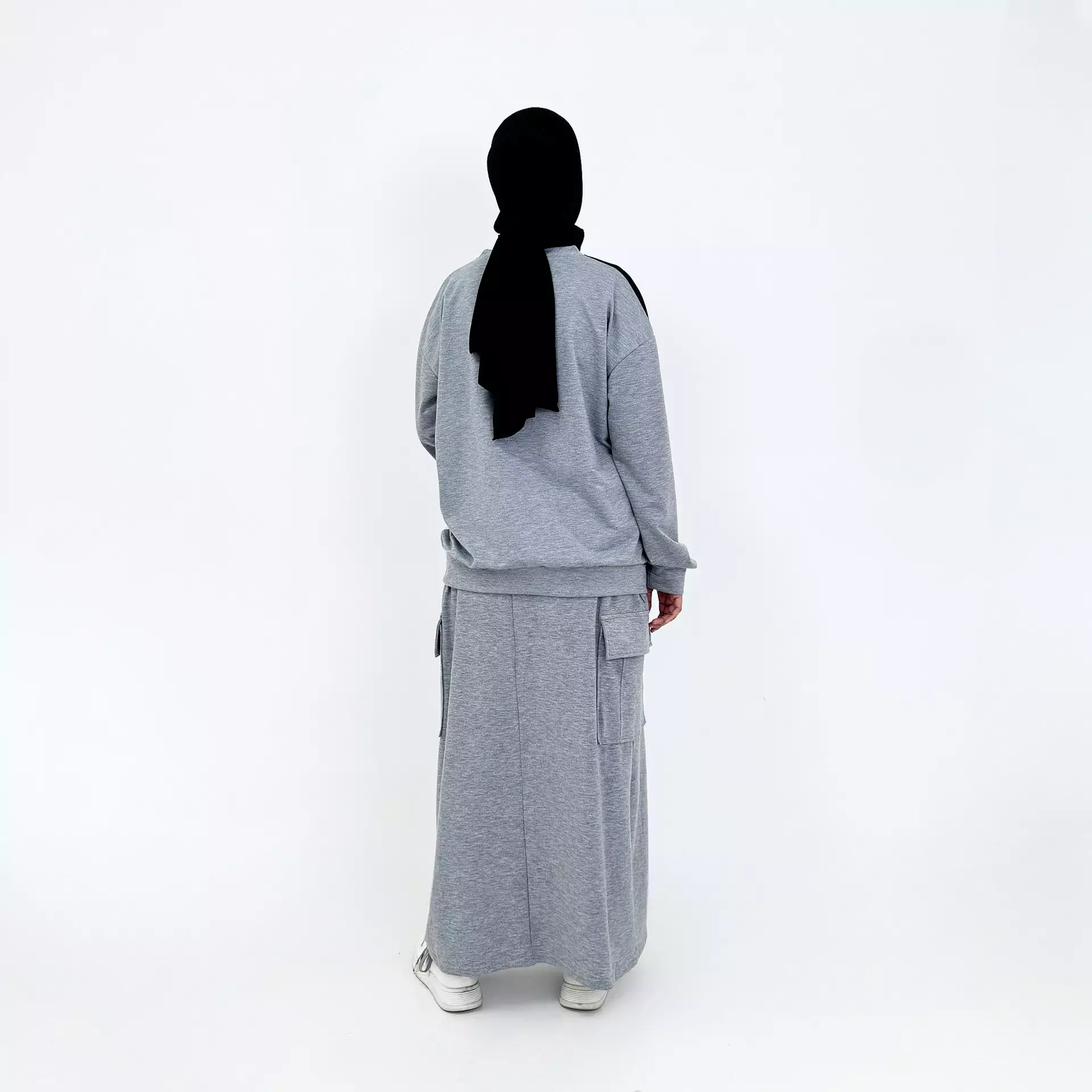 Tissa Set Sporty Skirt | Setelan Training Olahraga Rok Panjang Wanita