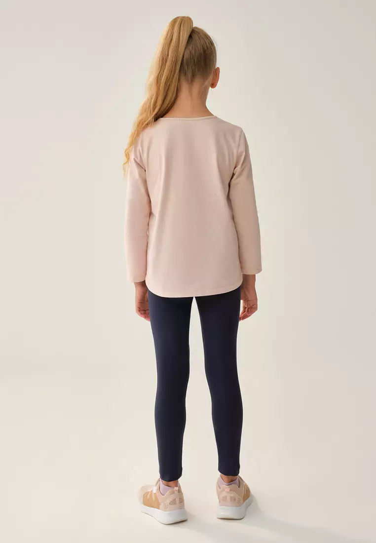 Girls navy cheap leggins