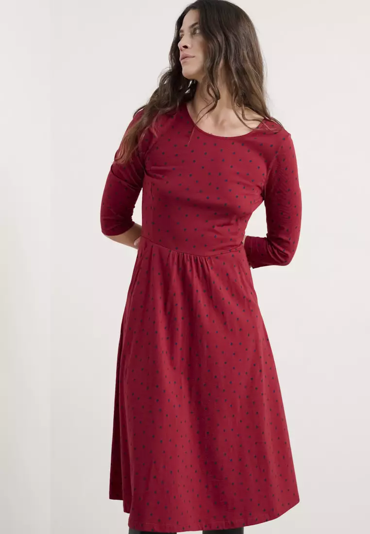 Seasalt Cornwall Red April Dress