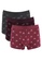 H&M red and pink and green 3-Pack Short Cotton Trunks FC15FUS5C85CF7GS_1