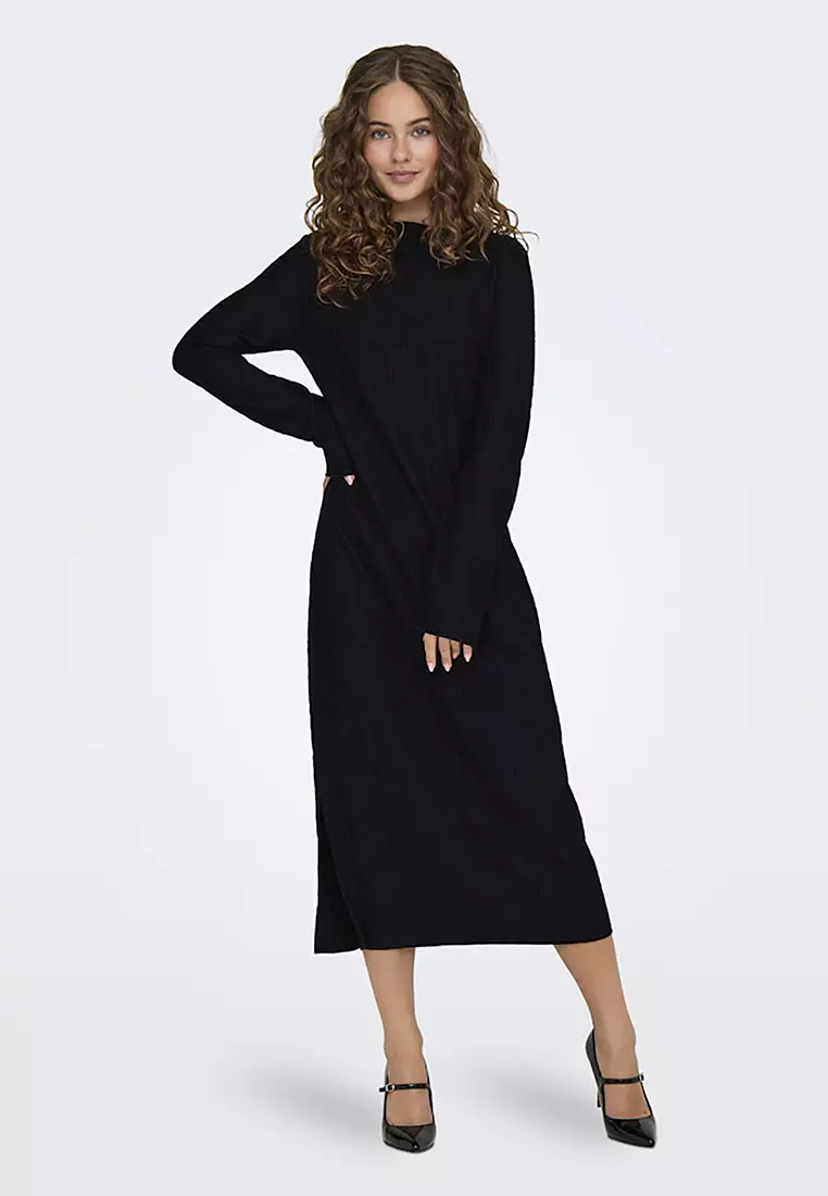 Long Sleeve Structure Dress