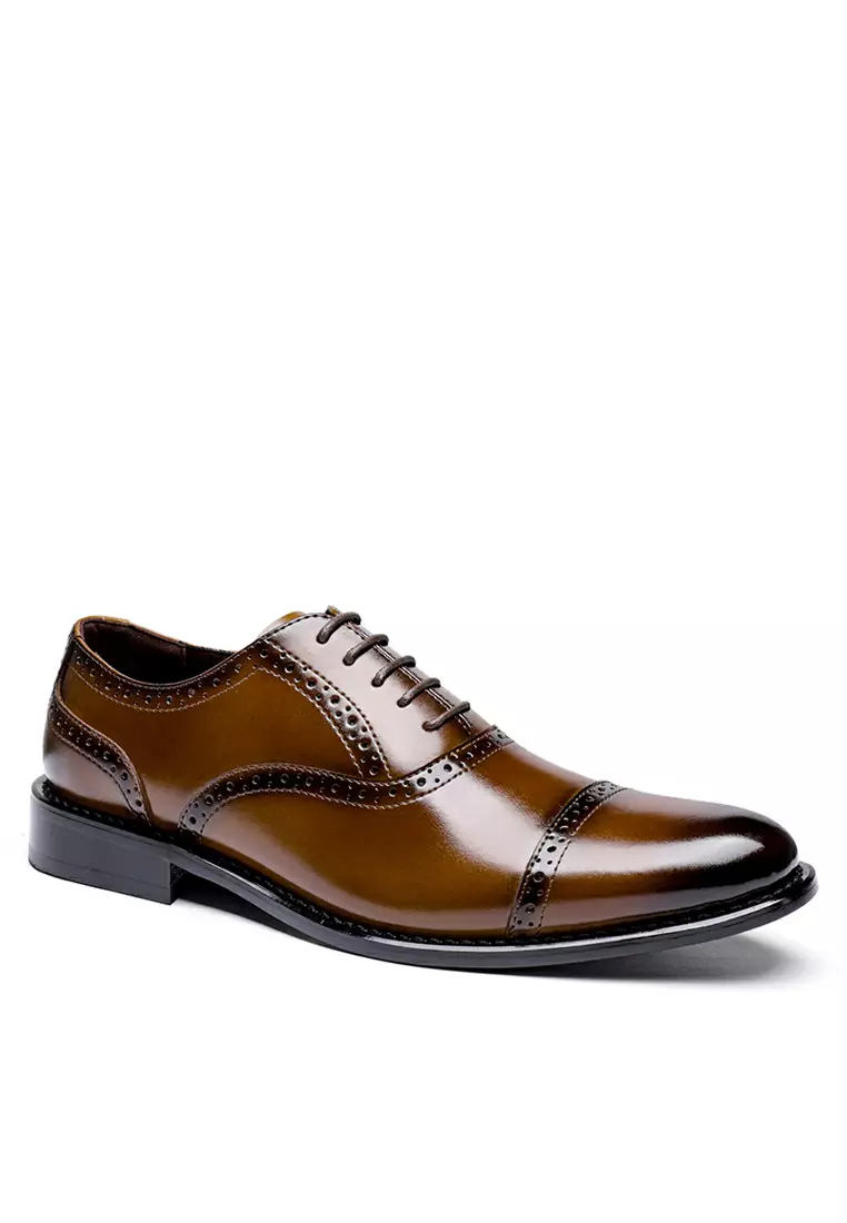 Buy Twenty Eight Shoes Brogue Leather Cap Toe Business Shoes MK5011-4 ...
