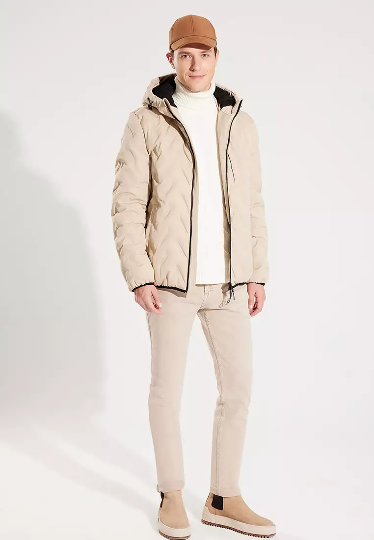 Hooded Water Repellent Windproof Puffer Jacket