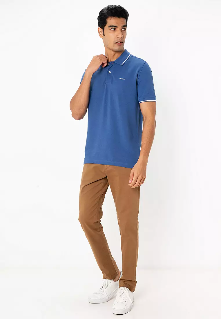 Tipped Piqué Polo Shirt