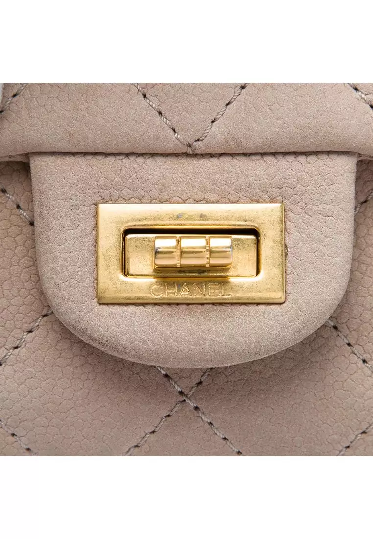 Pre-Loved Chanel Quilted Caviar Reissue 2.55 Double Flap 226
