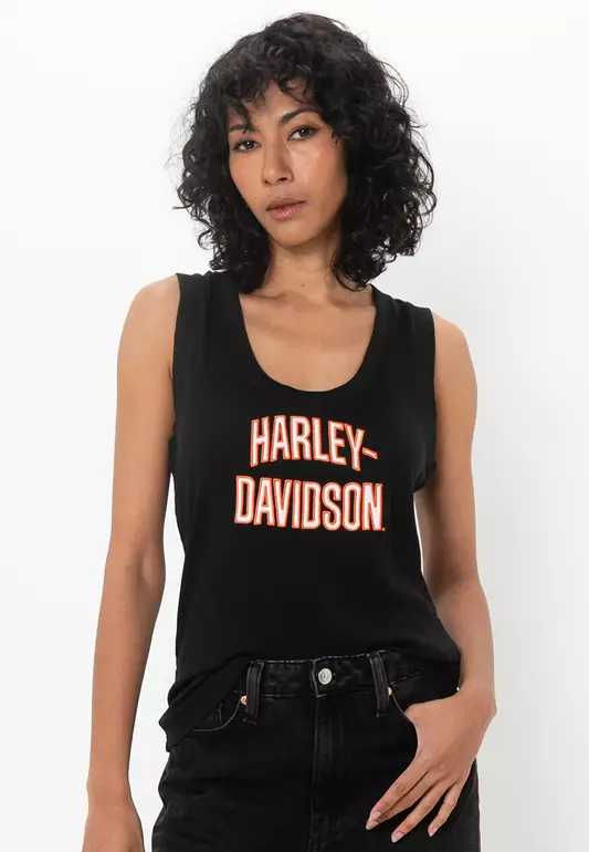 Harley-Davidson®Essential Arched Font Ribbed Tank