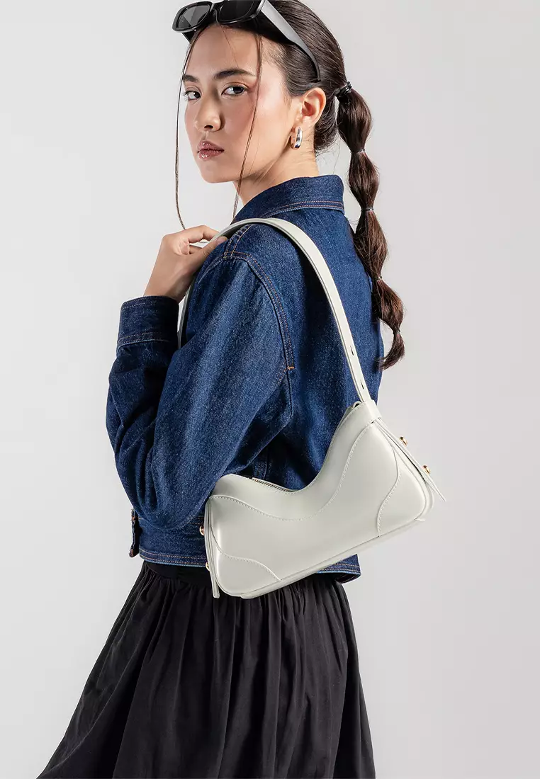 Tanga Bag Patent - Pearl White