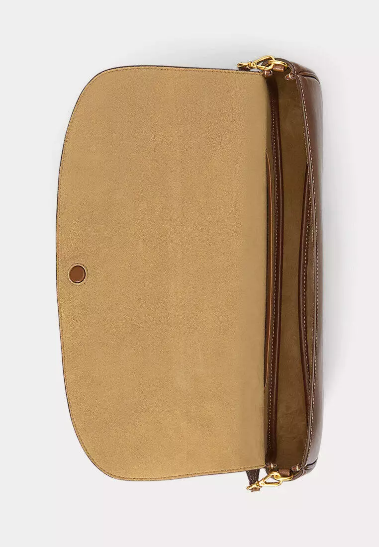 Bellport Leather Long-Flap Clutch