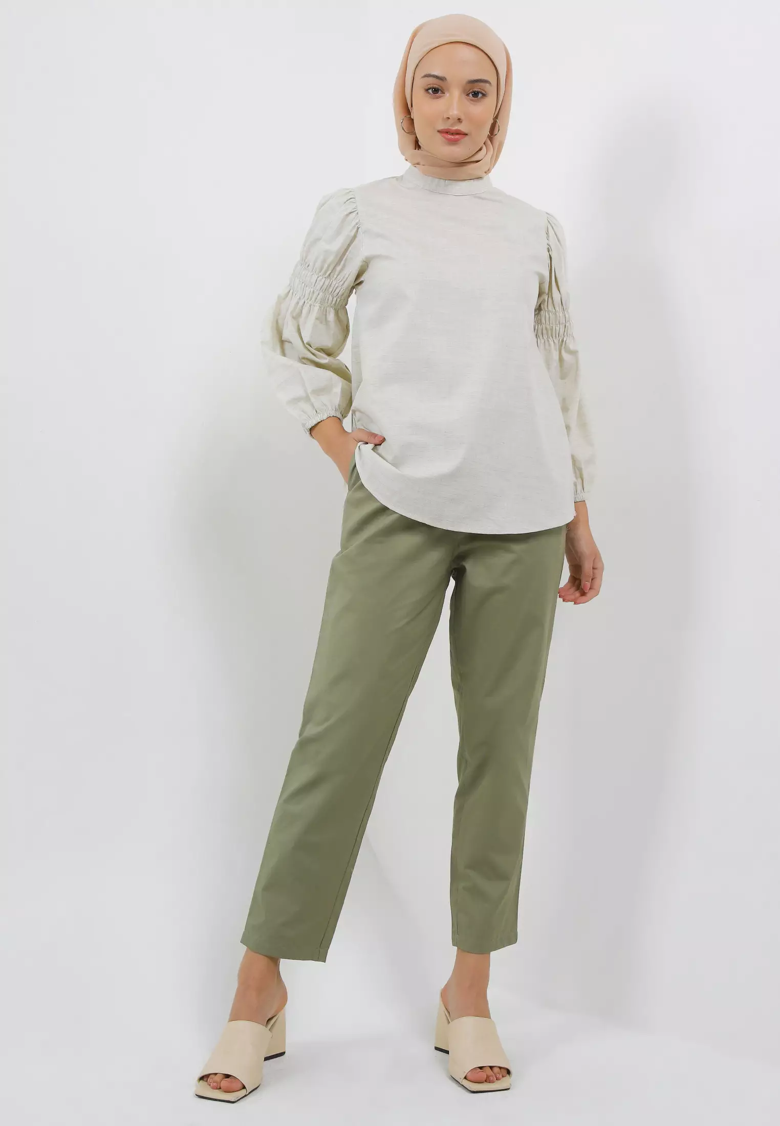 MFMW Syahla Atasan Blouse Green