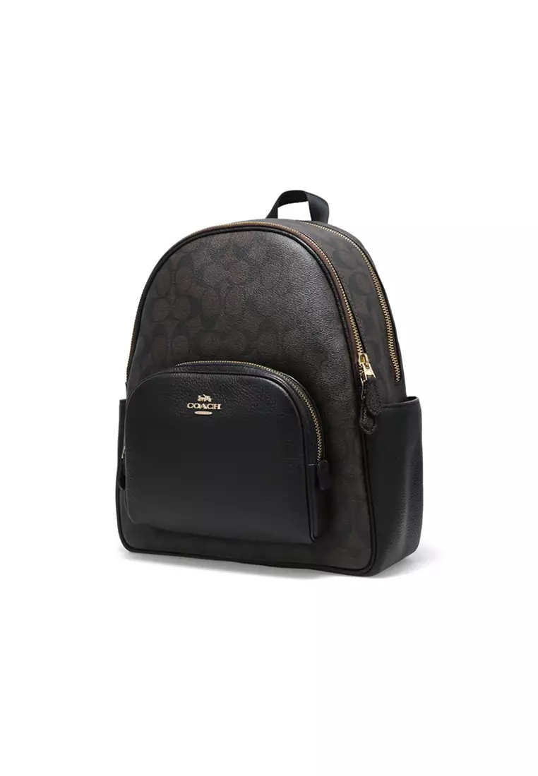 Buy Coach Coach large women's PVC Leather Backpack 2024 Online | ZALORA ...