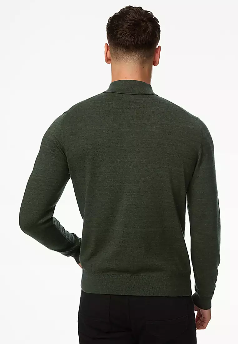 Cotton Rich Tipped Knitted Polo Shirt