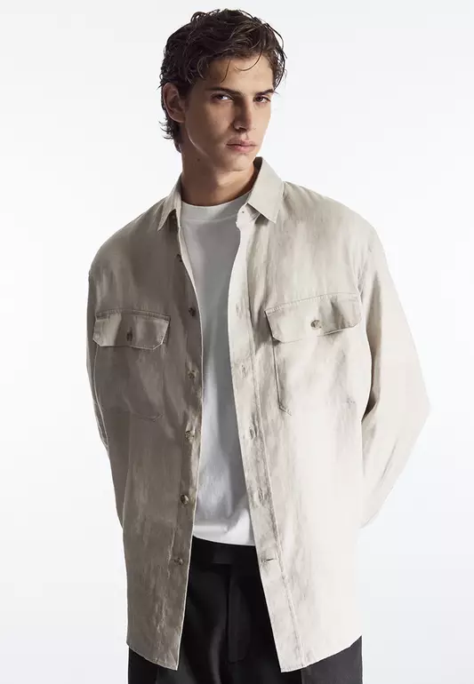 Oversized Linen Shirt