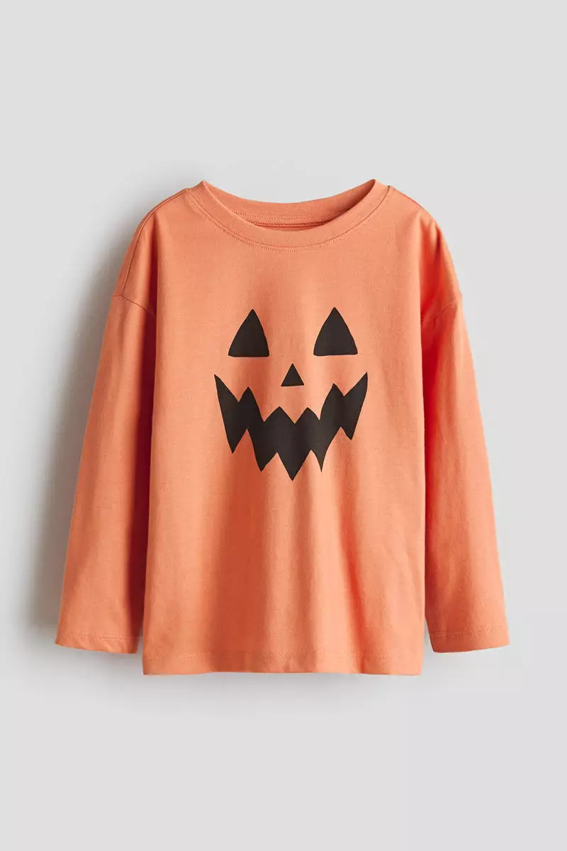 Motif-detail cotton T-shirt