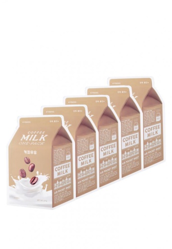 coffee milk one pack sheet mask 5s
