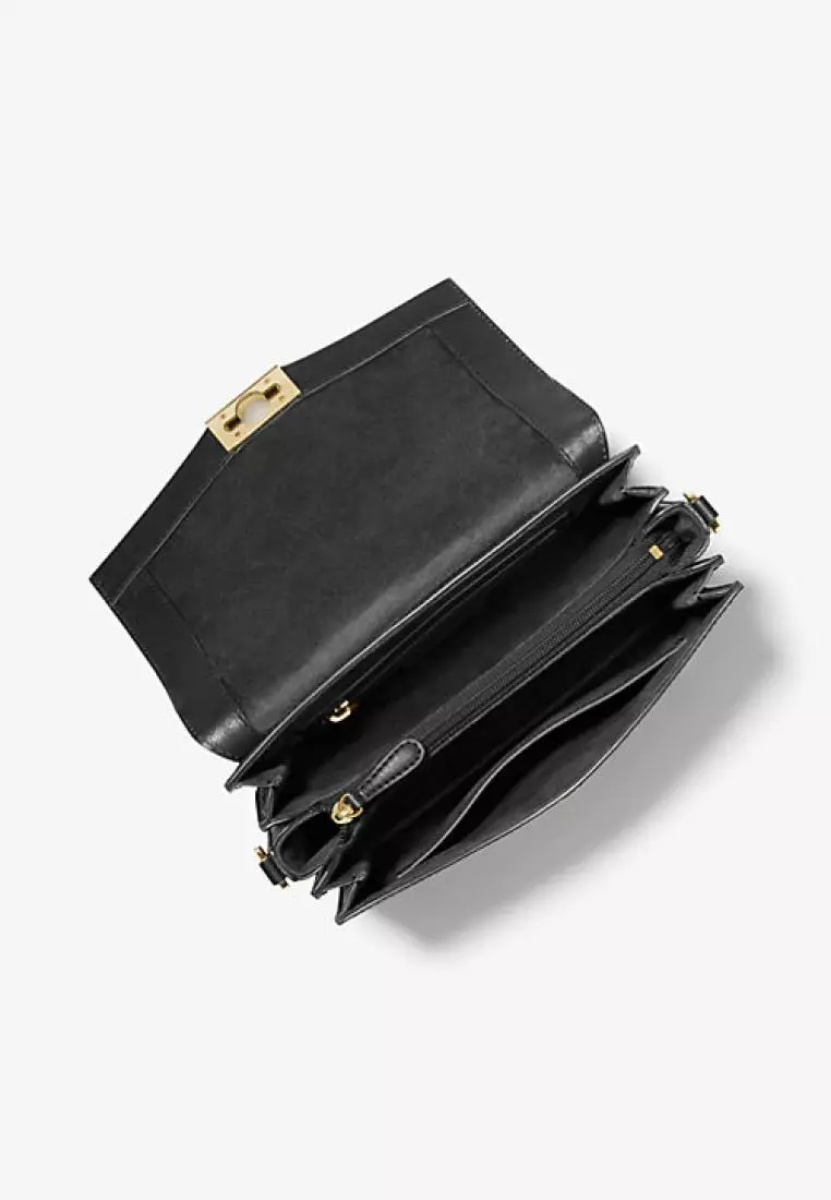 Jual MICHAEL KORS Michael Kors Hendrix Medium Studded Leather Messenger