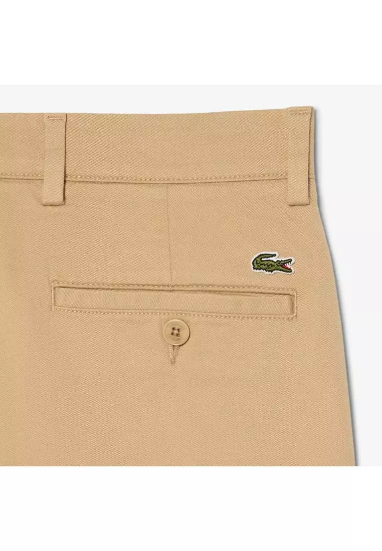 Regular Fit Stretch Cotton Chino Bermuda Shorts