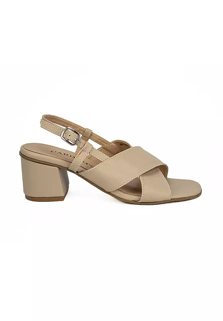 Discount on Cardam's Lifestyle  shoes - SKU: Eclb Wa 00171 Beige Heeled Sandals