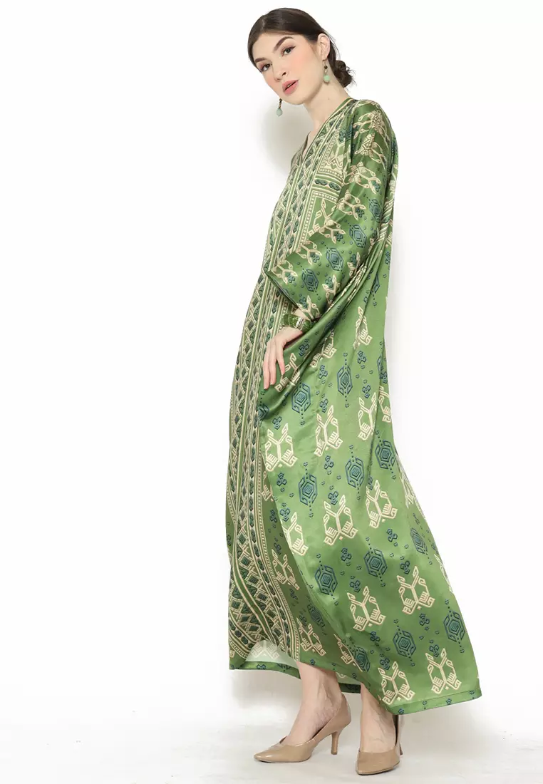 Kanzi Exclusive Long Sleeve Songket Kaftan