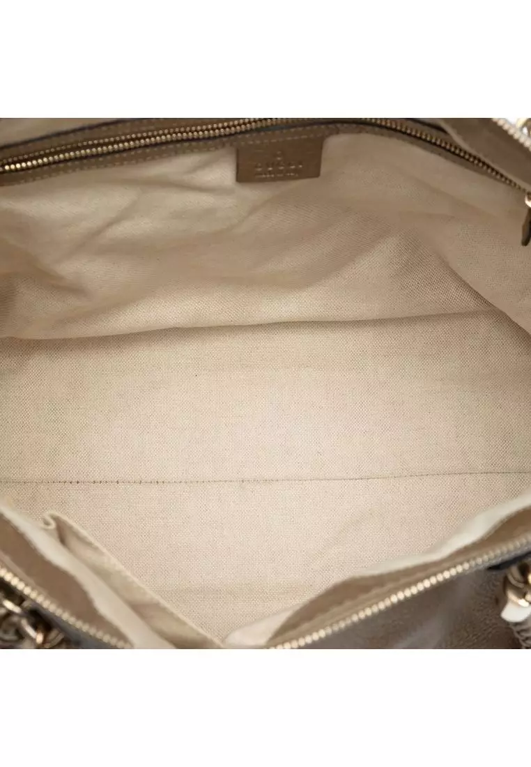 Pre-Loved Gucci Large Leather Bella Tote
