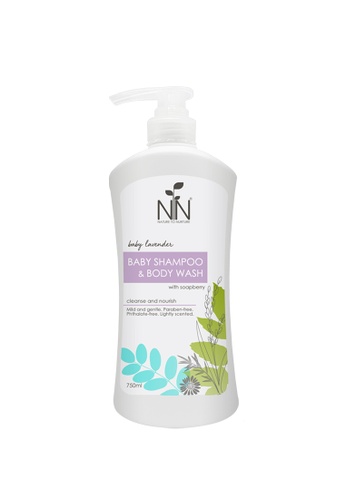 Nature to Nurture white Nature to Nurture Baby Shampoo & Body Wash 750ml - Lavender 6B066ES570E0D6GS_1