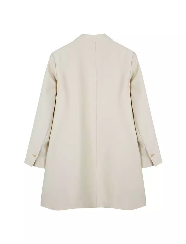 宽松通勤中长款风衣