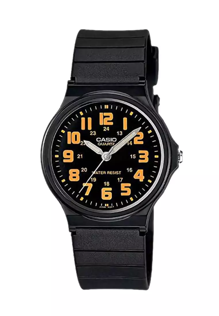 Buy Casio Watches Casio Men s Analog Watch MQ 71 4B Black Resin