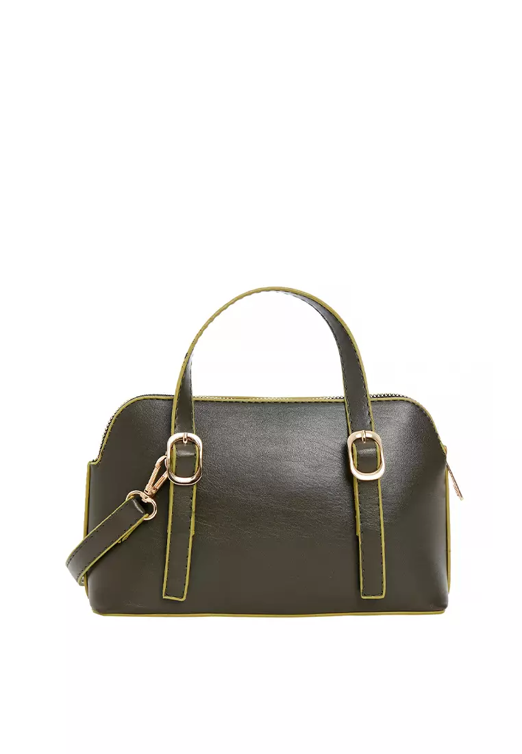 Khaki best sale shoulder bag