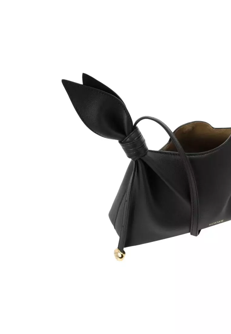 Mini Scarf Bag Smooth Calfskin Black