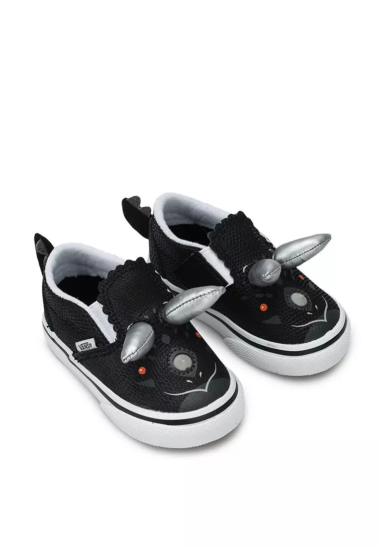 Dinosaur vans slip ons sales
