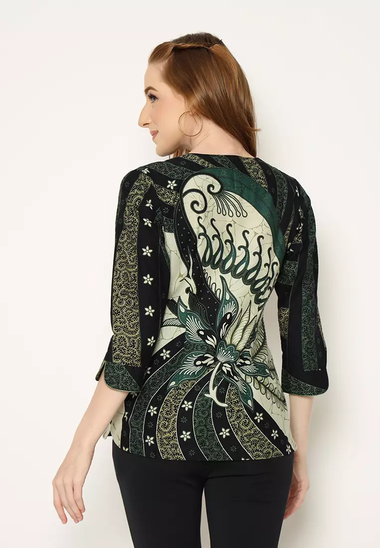 My Aksa Batik Wanita Blouse Hyuna Harish