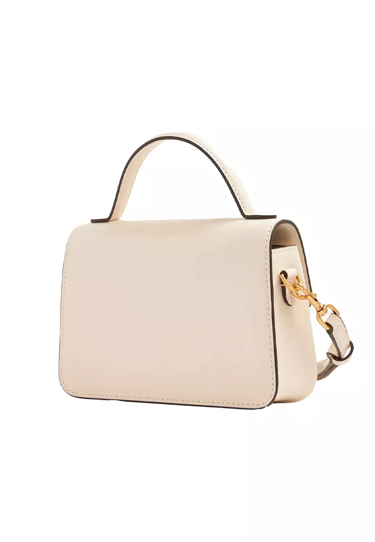 Small Robinson Spazzolato Top-Handle Bag Light Cream 153233