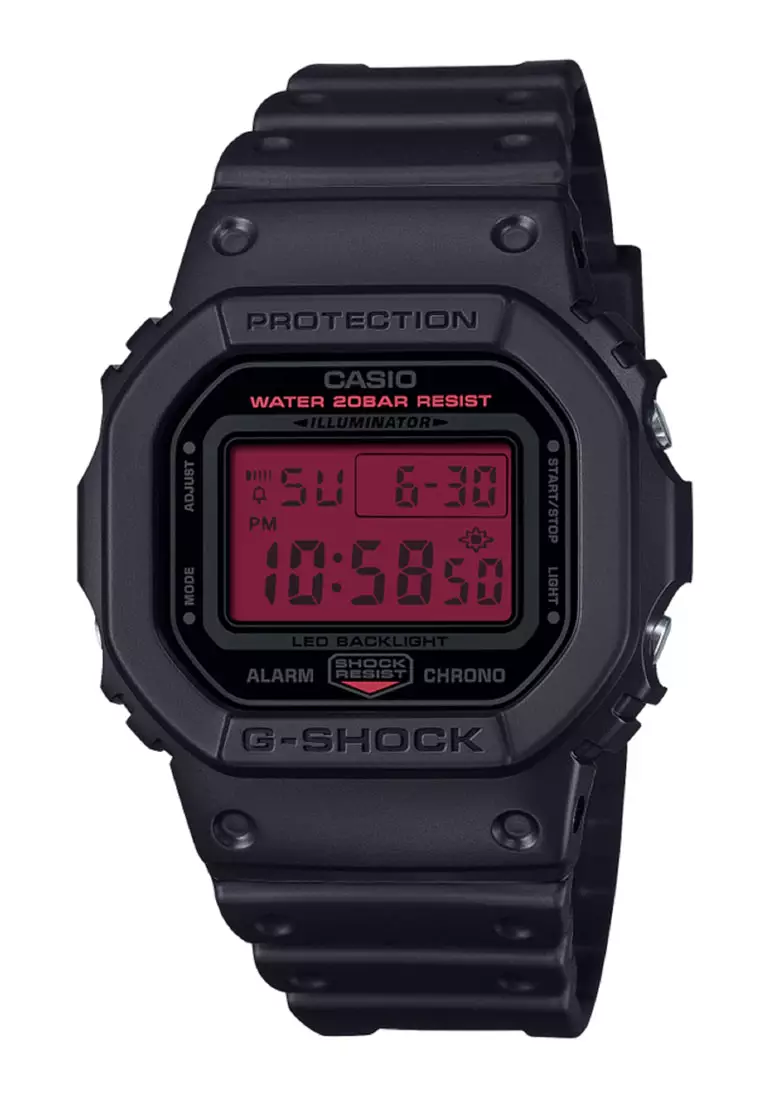 G-shock Digital Watch DW-5600BBR-1DR