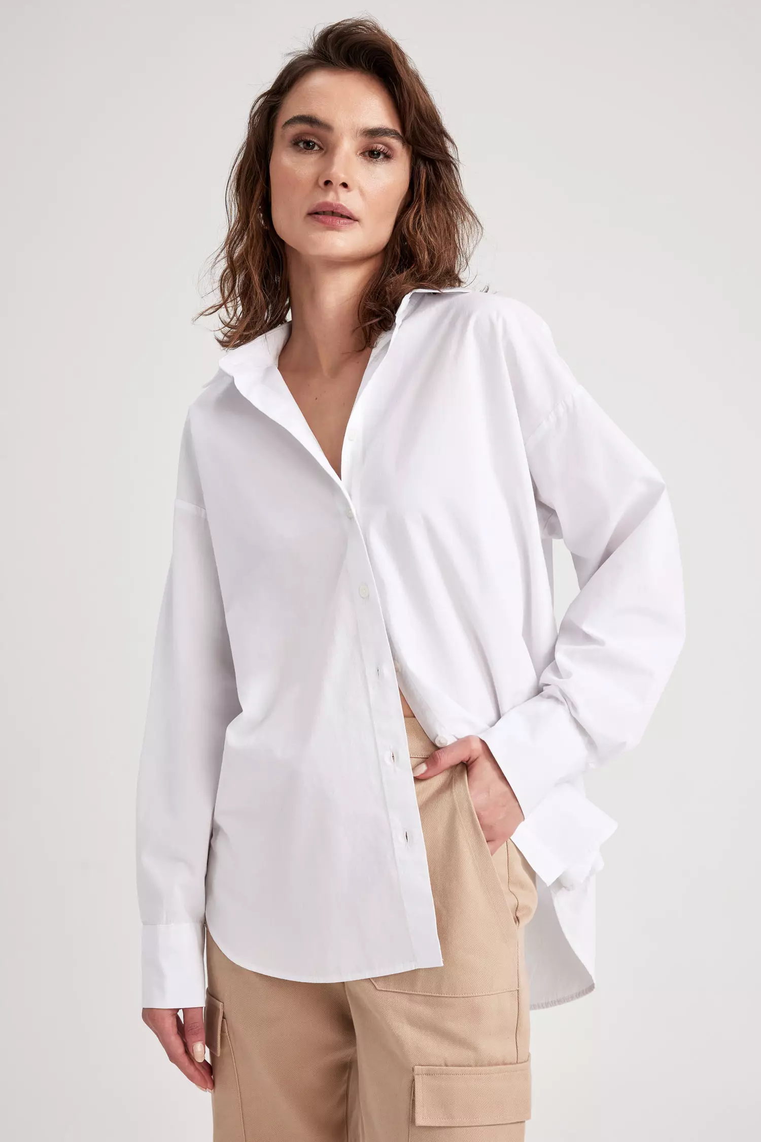 POPLIN COMFORT FIT LONG SLEEVE SHIRT