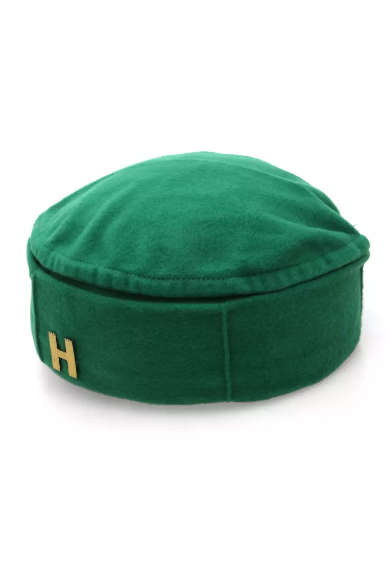 Kai Topi Peci Polos Pria Simple Design Material Plece ORIGINAL - Green