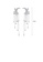 Glamorousky white Fashion Simple Moon Tassel Earrings with Cubic Zirconia C26A7ACDA70853GS_2