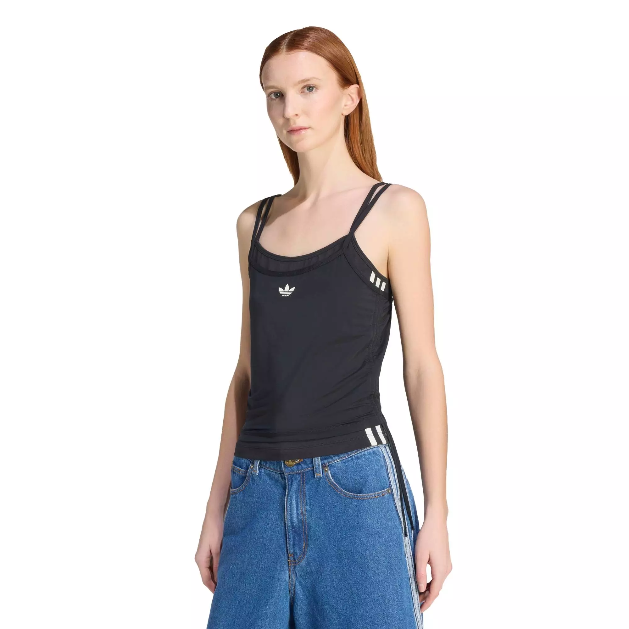 Buy ADIDAS Lifestyle DOUBLE LAYERED TANK Top Women Black KW4524