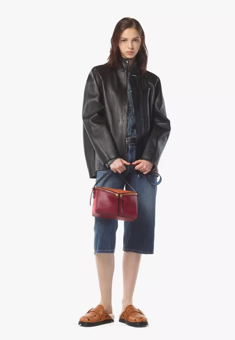 Diamant 3D Shoulder Bag in Calf Leather