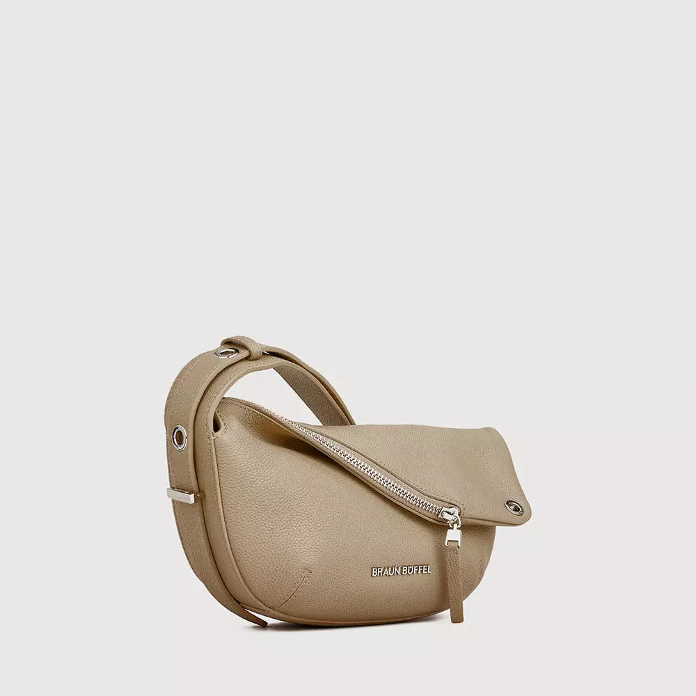 BRAUN BUFFEL TAS WANITA PETALS SMALL HOBO BAG